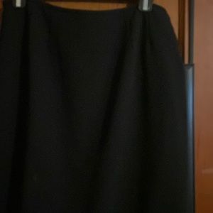 Kasper 8p black skirt
